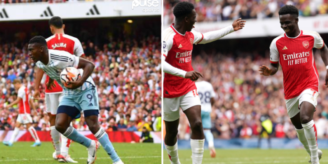 Awoniyi goal not enough as Saka wonderstrike gives Arsenal win over Nottingham Forest