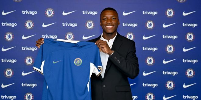 Chelsea confirm the signing of Brighton midfielder Moises Caicedo in a £115million British record transfer