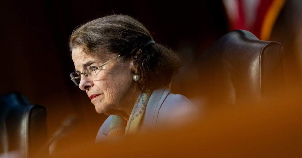 Feinstein Briefly Hospitalized After a Fall at Home in San Francisco