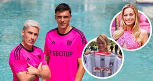 Fulham release Barbie pink away kit – and Margot Robbie has a link to the club