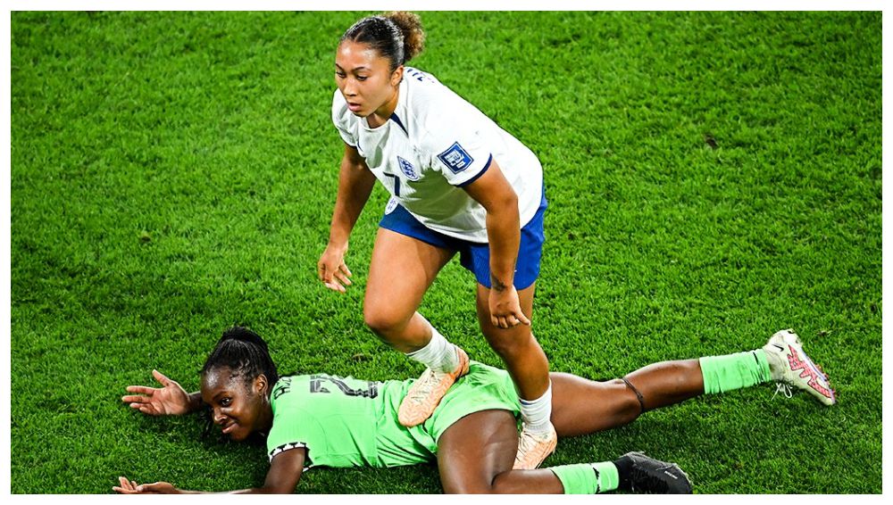 Lauren James: Nigerians, fans troll Chelsea star for 'dumb' stamp on Super Falcons' Alozie