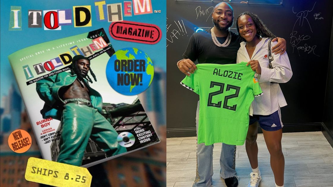 Michelle Alozie: Super Falcons star blasts Burna Boy's I Told Them on repeat after meeting Davido