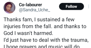 Nigerian lady narrates how armed robber almost attacked her with machete for refusing to hand over her phone