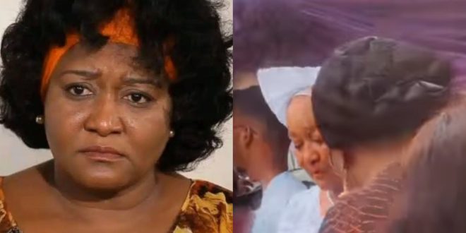 Nollywood Stars Storm Burial Of Husband Of Popular Actress (Video)