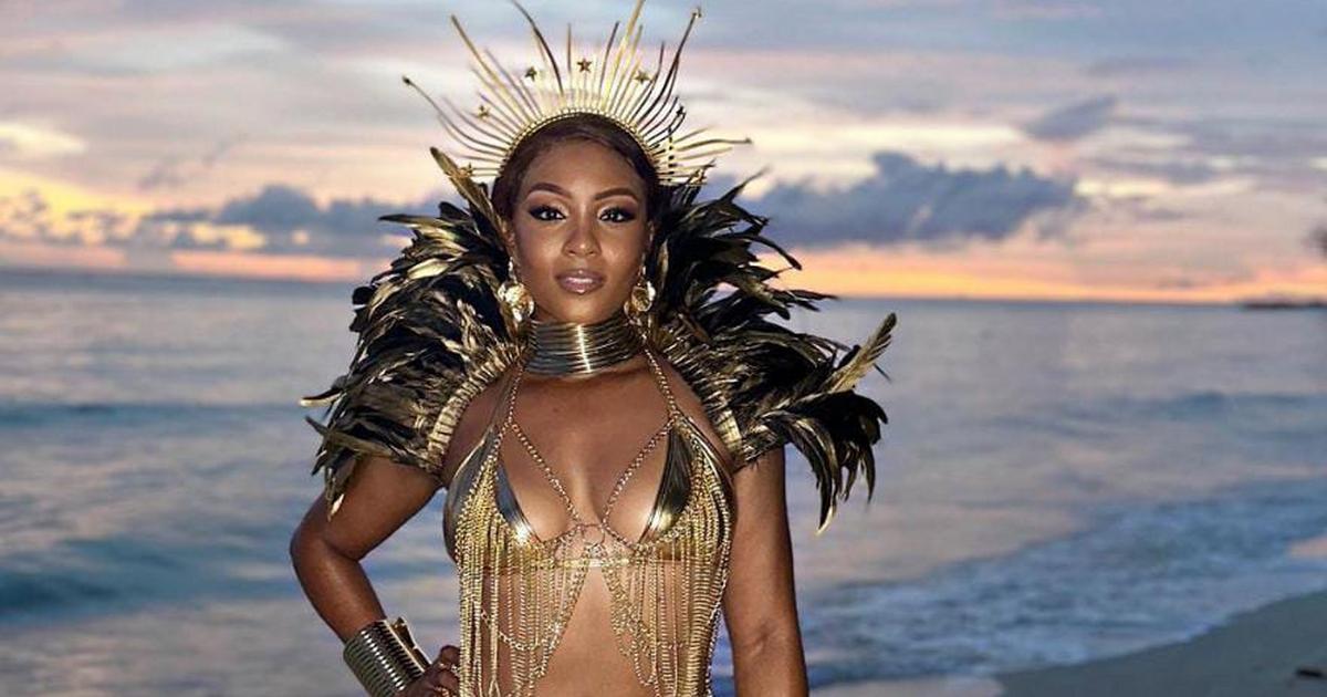Osas Ighodaro is having the time of her life in Barbados