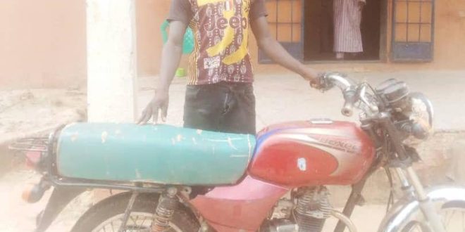 Police arrest member of robbery gang that attacked Okada rider and stole his motorcycle in Jigawa