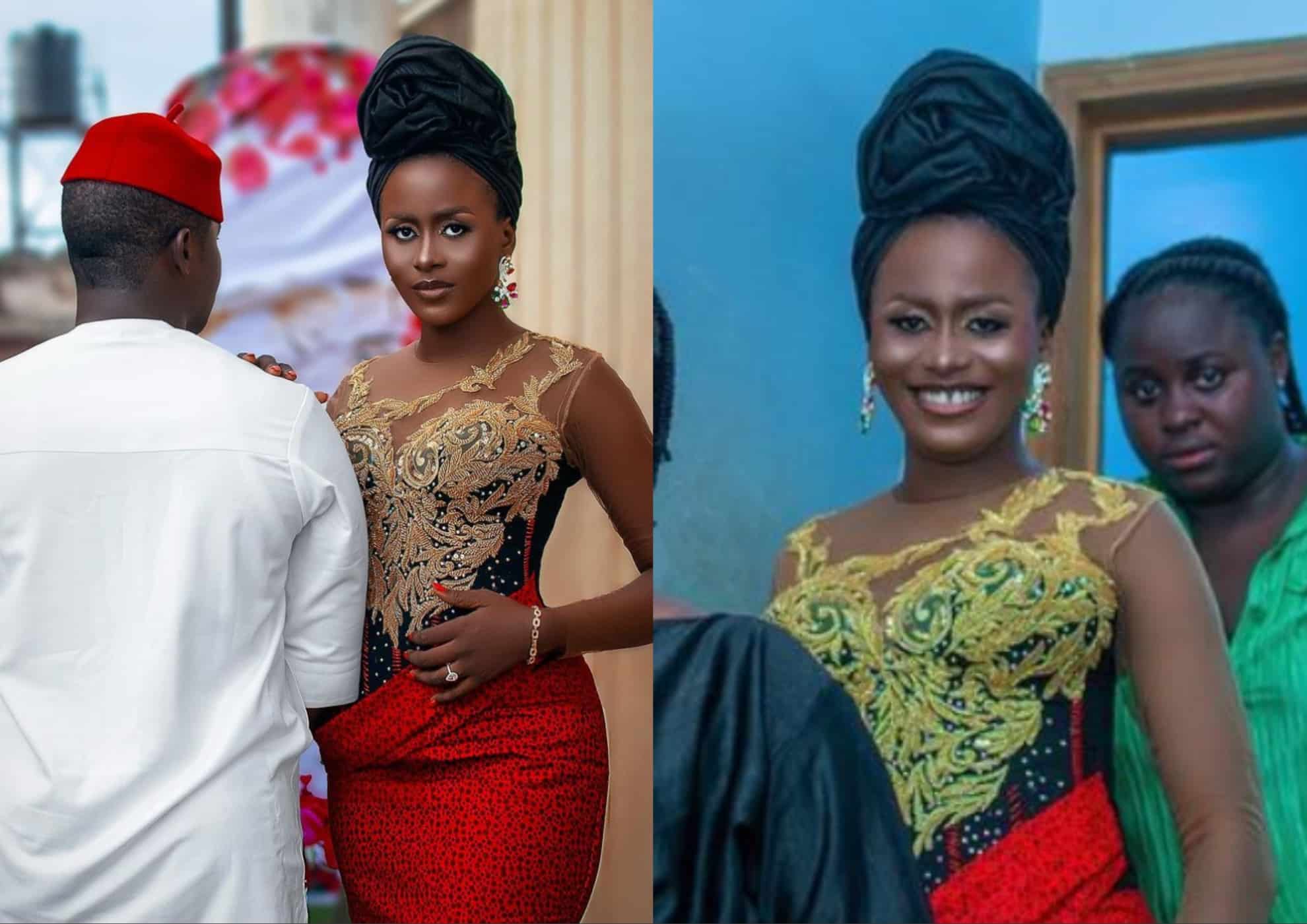 Popular Nollywood Actress Ties Knot With Lover In Style (Video)