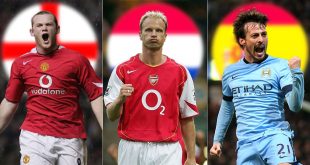 Wayne Rooney, Dennis Bergkamp and David Silva