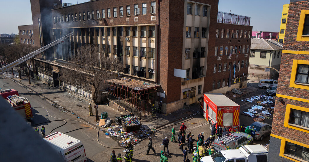 Scenes From Johannesburg: A Deadly Fire Downtown Kills Scores