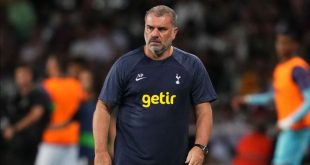 Tottenham Hotspur head coach Ange Postecoglou during the Pre-season friendly, Joan Gamper Trophy match between FC Barcelona and Tottenham Hotspur played at Lluis Companys Stadium on August 8, 2023 in Barcelona, Spain. (Photo by Sergio Ruiz / Pressinphoto / Icon Sport)