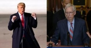Trump Taunts Mitch McConnell After Hecklers Interrupt Speech And Call For Him To Retire: 'I Agree!'
