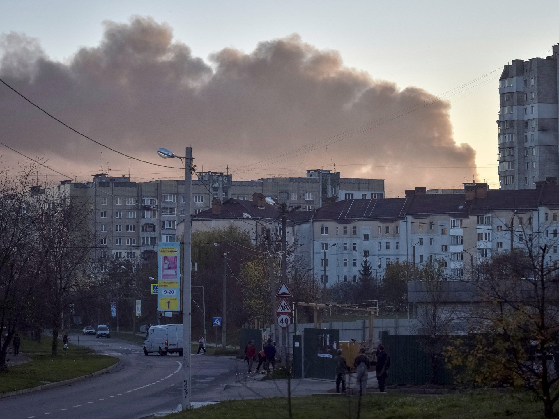 Ukraine’s western region of Lviv comes under Russian air raid attack