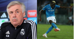 ‘One of the best strikers’- Ancelotti explains why Real Madrid did not sign Osimhen