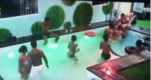 BBNaija All Stars: Alex, Ike Go Physical At Pool Party (Video)