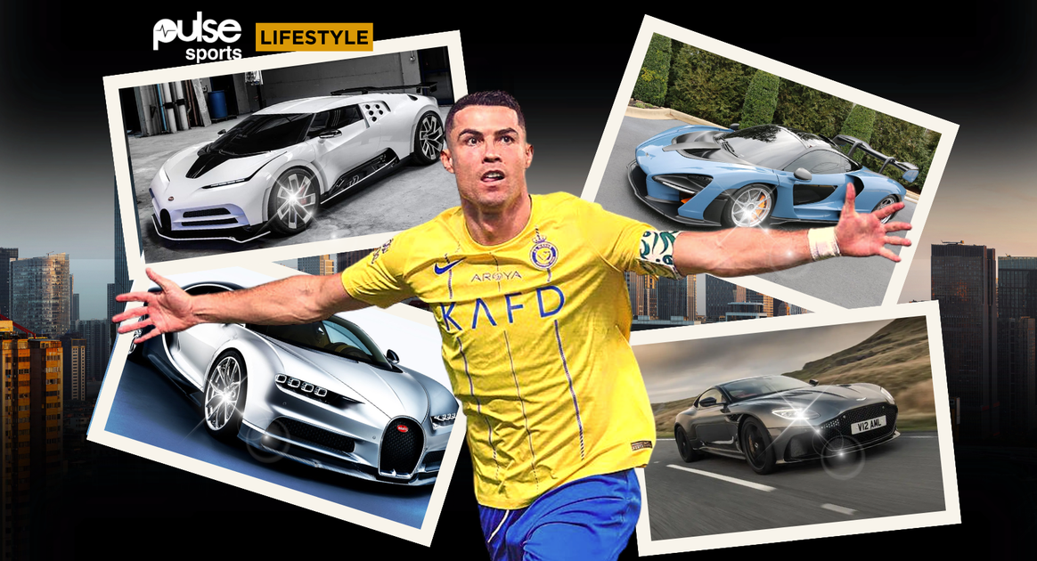 Check out Cristiano Ronaldo’s amazing car collection reportedly worth over a staggering N20 BILLION 