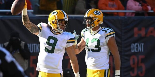 Christian Watson and Romeo Doubs Packers pic