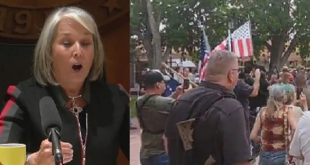 Democrat Governor Michelle Lujan Grisham 'Suspends' Open Carry Rights, Gun Owners Openly Defy Her At Rally