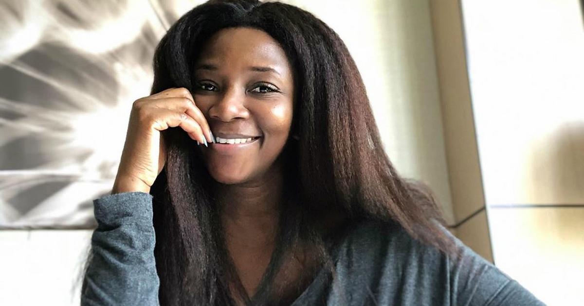 Genevieve Nnaji spotted smiling with her fans at the Toronto Film Festival