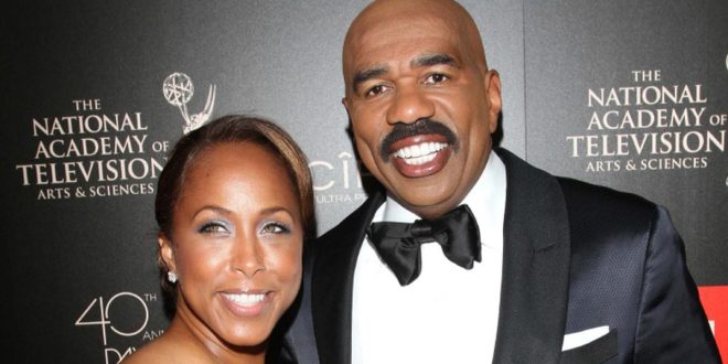I'm tired of y'all talking on my girl - Steve Harvey defends wife Marjorie