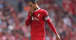 Liverpool captain, Virgil van Dijk  banned for another match and fined �100k for using