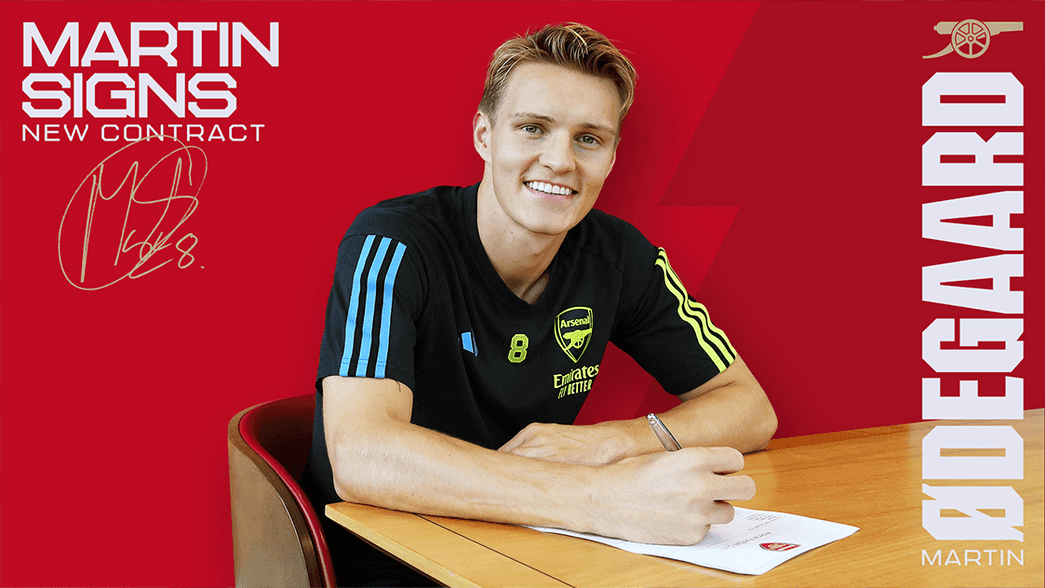 Martin Odegaard becomes Arsenal's highest-paid player as he signs new five-year contract for a huge pay rise