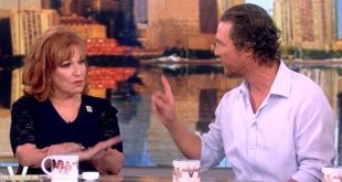 Matthew McConaughey Silences Joy Behar After She Claims He's 'Anti-Gun'