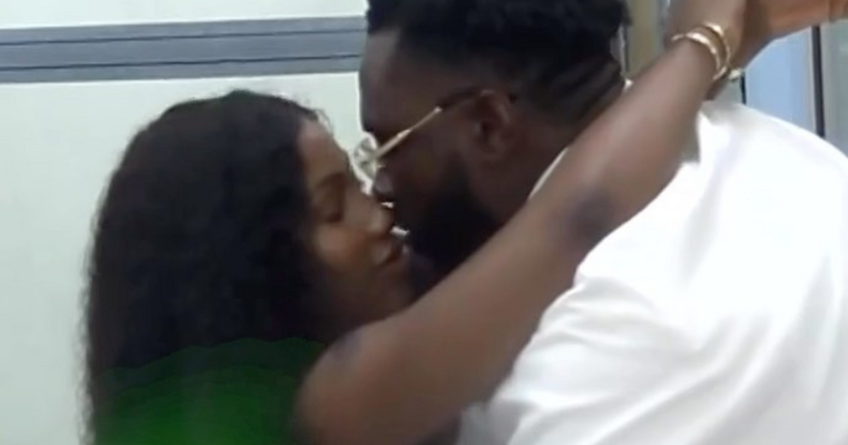 Mercy and Pere seal it off with a kiss on 'BBNaija All Stars'