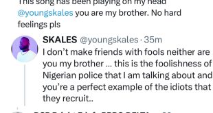 Mohbad: Singer Skales and Delta police PRO, Bright Edafe, continue to exchange words on X