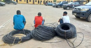 NSCDC arrests 3 suspected cable thieves in Abuja