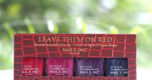 Nails Inc Leave Them On Red Set | British Beauty Blogger