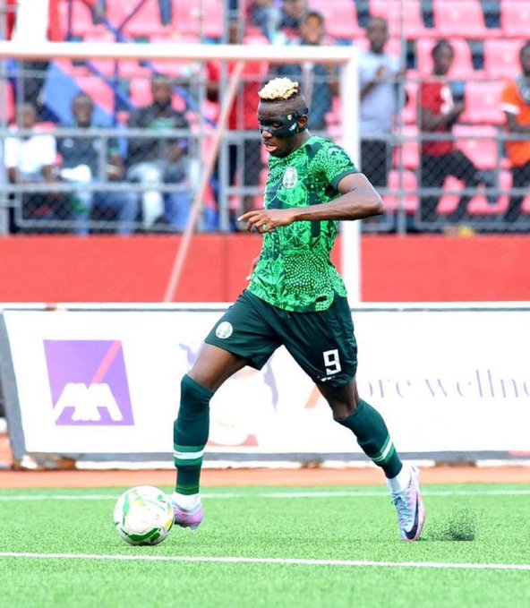 Nigeria 6-0 Sao Tome: Victor Osimhen surpasses Obafemi Martins and Ikechukwu Uche on Nigeria?s goalscoring chart as he grabs hat-trick