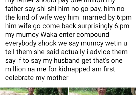 Nigerian man reveals what his mother told kidnappers who abducted her and demanded N1m ransom