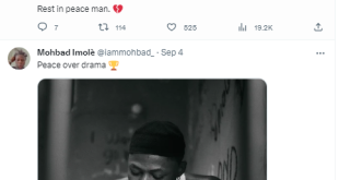 Olamide, Iyanya, Dotun, others express shock over news of Nigerian rapper, Mohbad