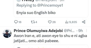 Police spokesperson, Prince Olumuyiwa Adejobi, slams rude X user