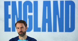 Gareth Southgate, Manager of England, is interviewed at St George