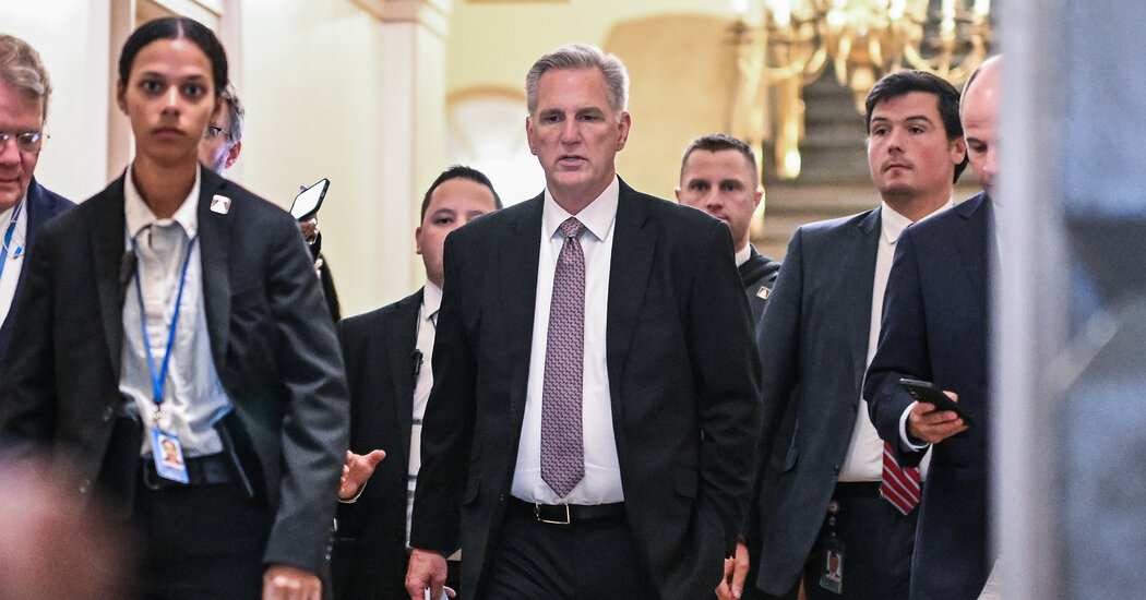 Right-Wing Rebels Block Defense Bill Again, Rebuking McCarthy on Spending