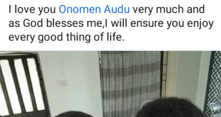 She emptied her account for me when I needed money to complete office rent - Nigerian man says as he celebrates his wife