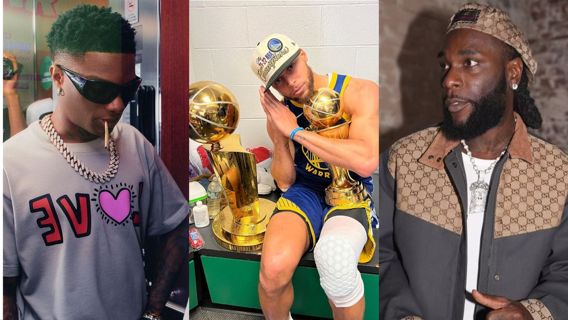 Steph Curry: NBA star lists Nigeria's Burna Boy and WizKid among favorite music artists