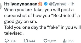 "Told you one day the fake in you will be televised" Iyanya slams Oxlade