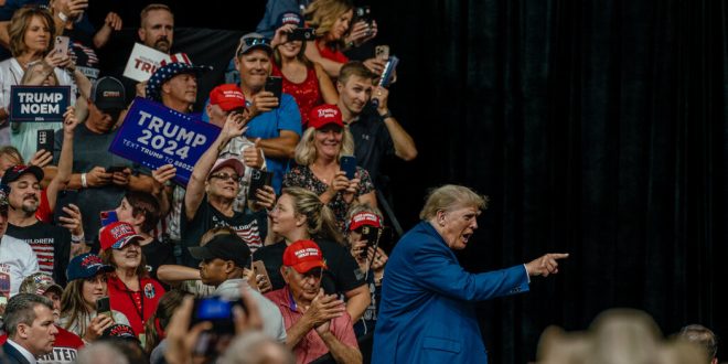 ‘I’m Being Indicted for You,’ Trump Tells South Dakota Rally