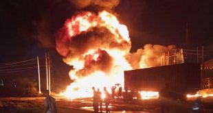 11 vehicles burnt as fuel tanker bursts into flames in Lagos