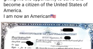 26-year-old Kano man celebrates becoming a US citizen three years after he married older American woman
