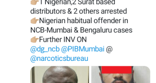 60-year-old Nigerian ex-convict and two others arrested as India