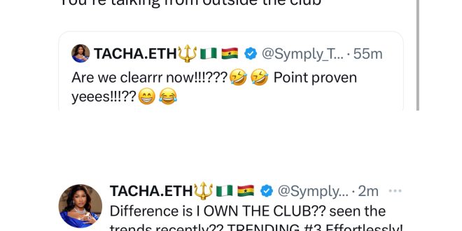 Are we clear now? Point proven - Tacha reacts to Ilebaye winning BBNaija All Stars