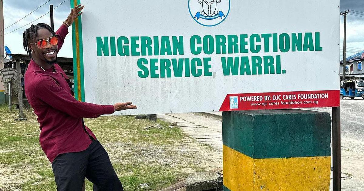 'BBNaija' star Neo Energy donates to prisoners in his Warri hometown