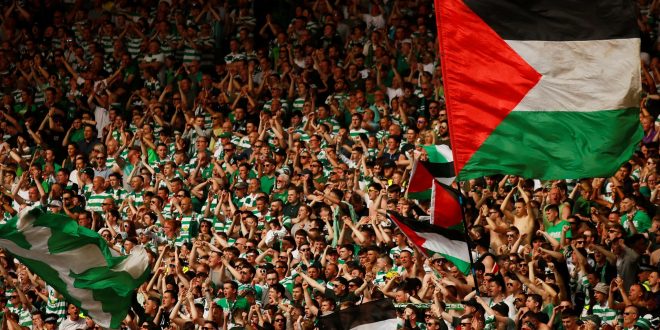 Celtic fans pledge ‘unequivocal support’ for Palestine despite backlash