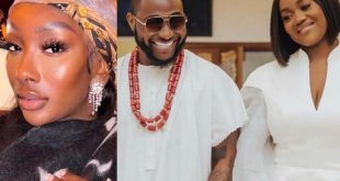 Davido’s Alleged Lover Anita Reacts To Reports Of Singer Welcoming Twins With Chioma