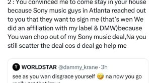 Debt allegations: Dammy Krane replies Davido for calling him ungrateful