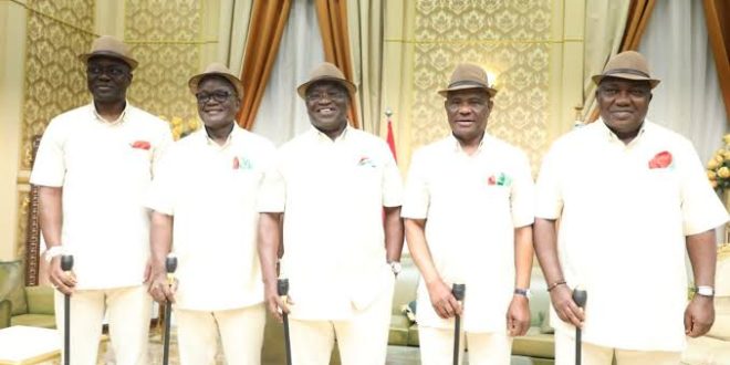 G-5 governors hold talks with Tinubu in Aso Rock
