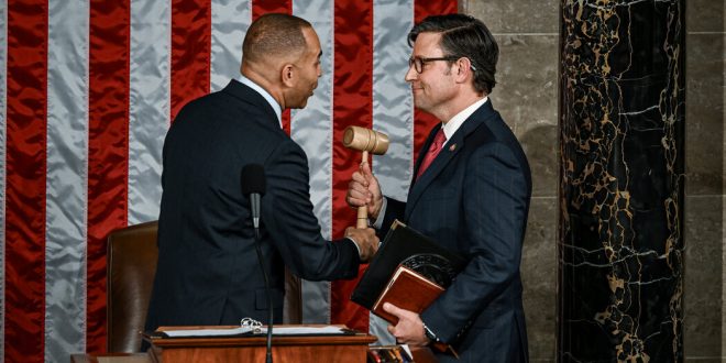 House Elects Mike Johnson as Speaker, Embracing a Hard-Right Conservative